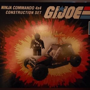 Weekend Toy Sale! Make me an offer! GI JOE NINJA COMMANDO 4x4 CONSTRUCTION SET